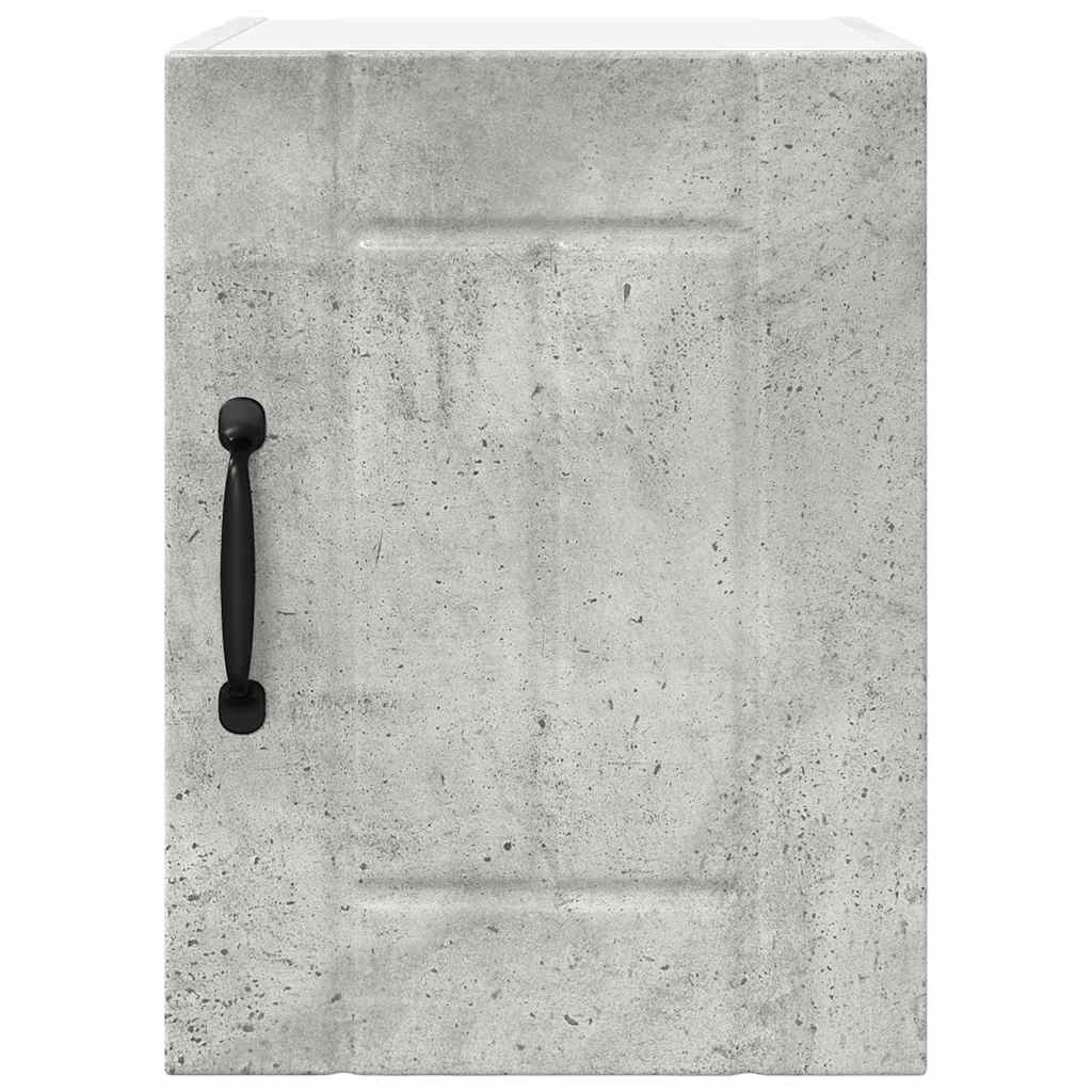 Küchenhängeschrank mit Regal 2 pcs Beton Grau 30 x 31 x 40 cm